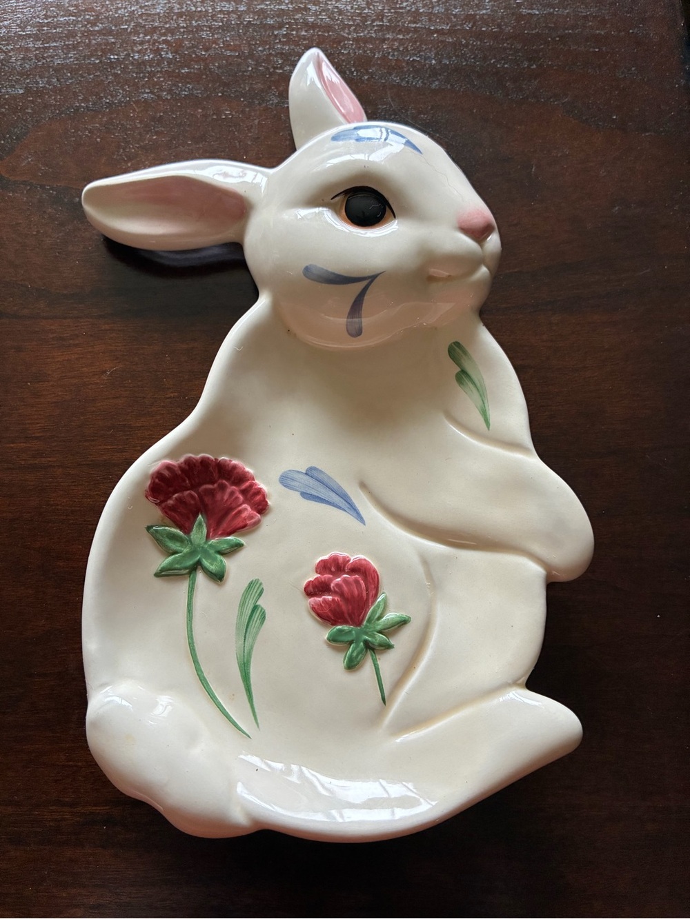 Vintage Lenox 1999 Poppies on Blue Spoon Rest. Original box.
